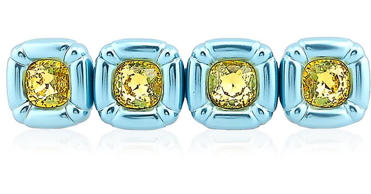 Swarovski Dulcis Cushion Cut Hair Clip in Blue | Lyst UK