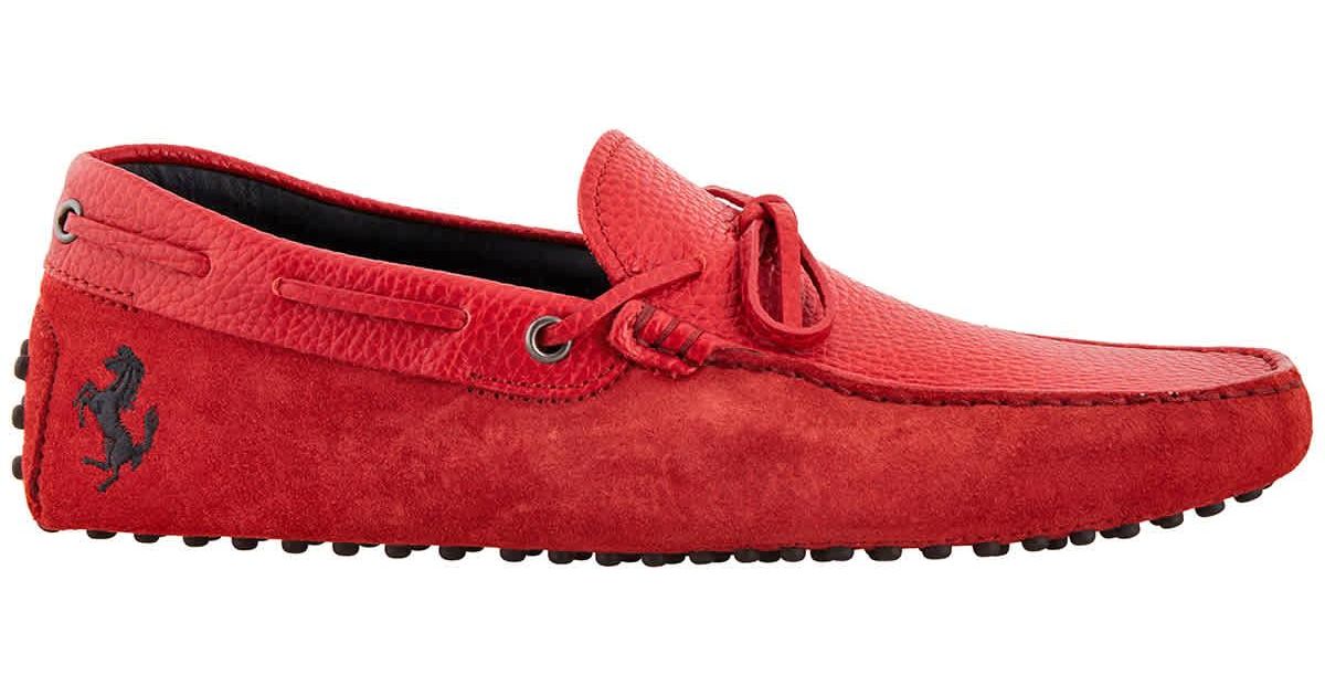 red ferrari shoes