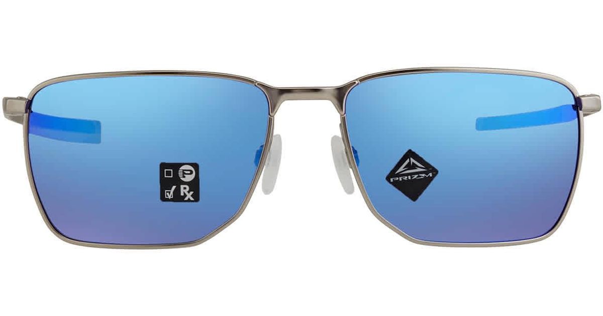 Oakley Ejector Prizm Sapphire Rectangular Sunglasses in Blue for Men Lyst