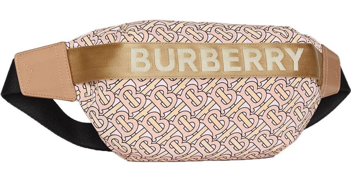 burberry medium monogram print bum bag