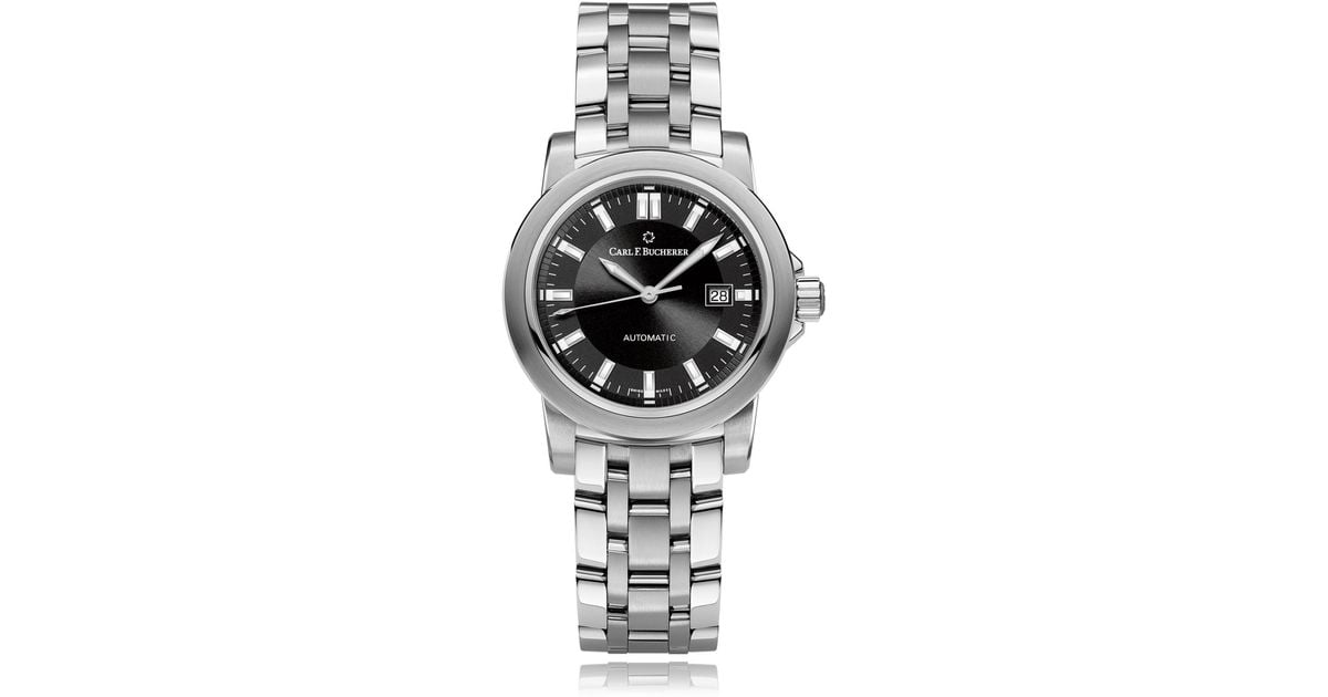 Carl F. Bucherer Patravi Autodate Automatic Black Dial Watch 00 in