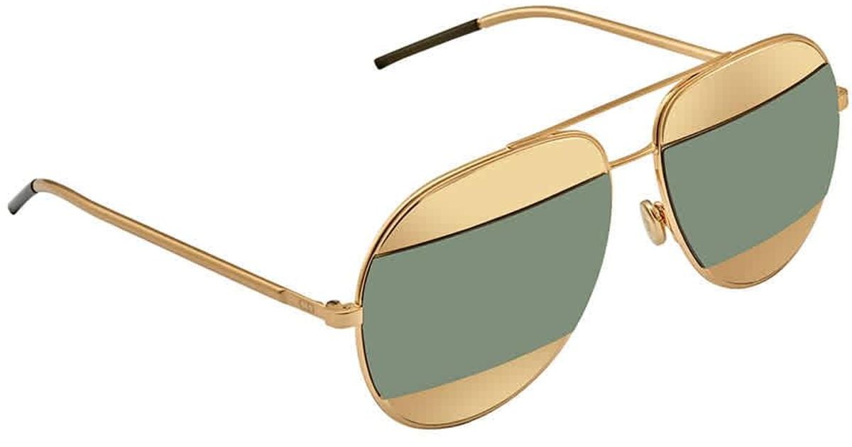 dior gold aviator sunglasses