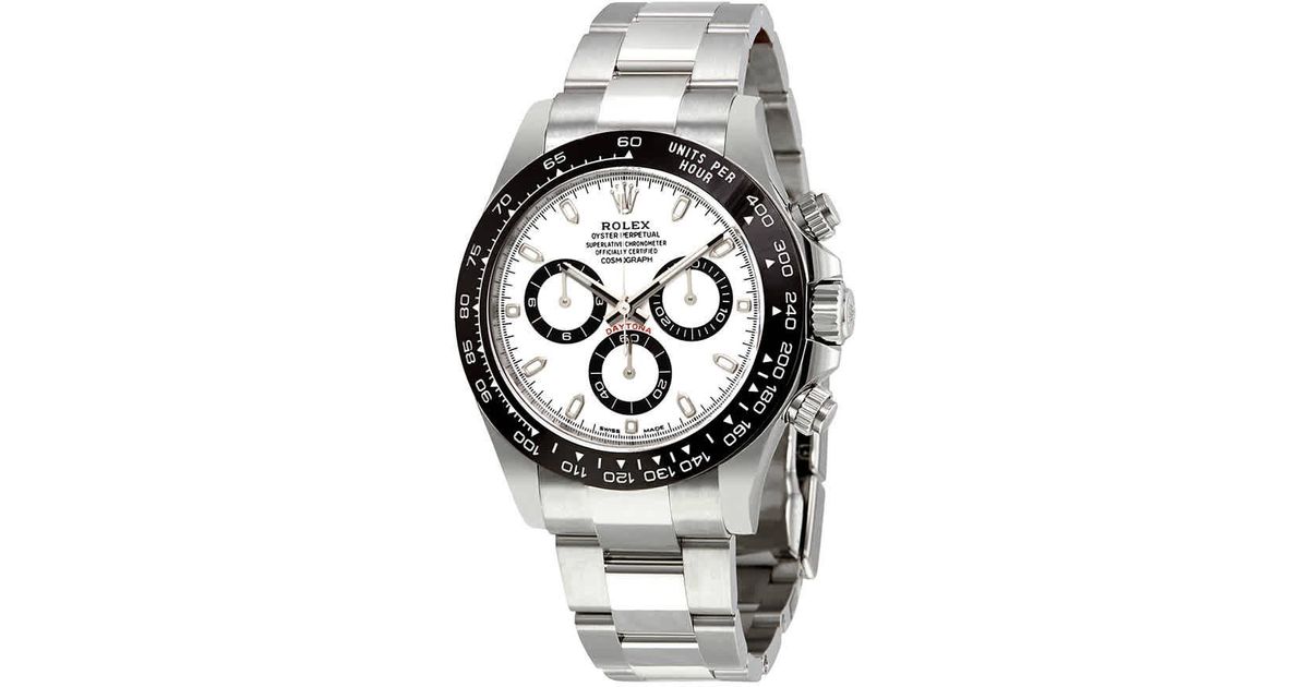 Rolex daytona white dial steel Clearance