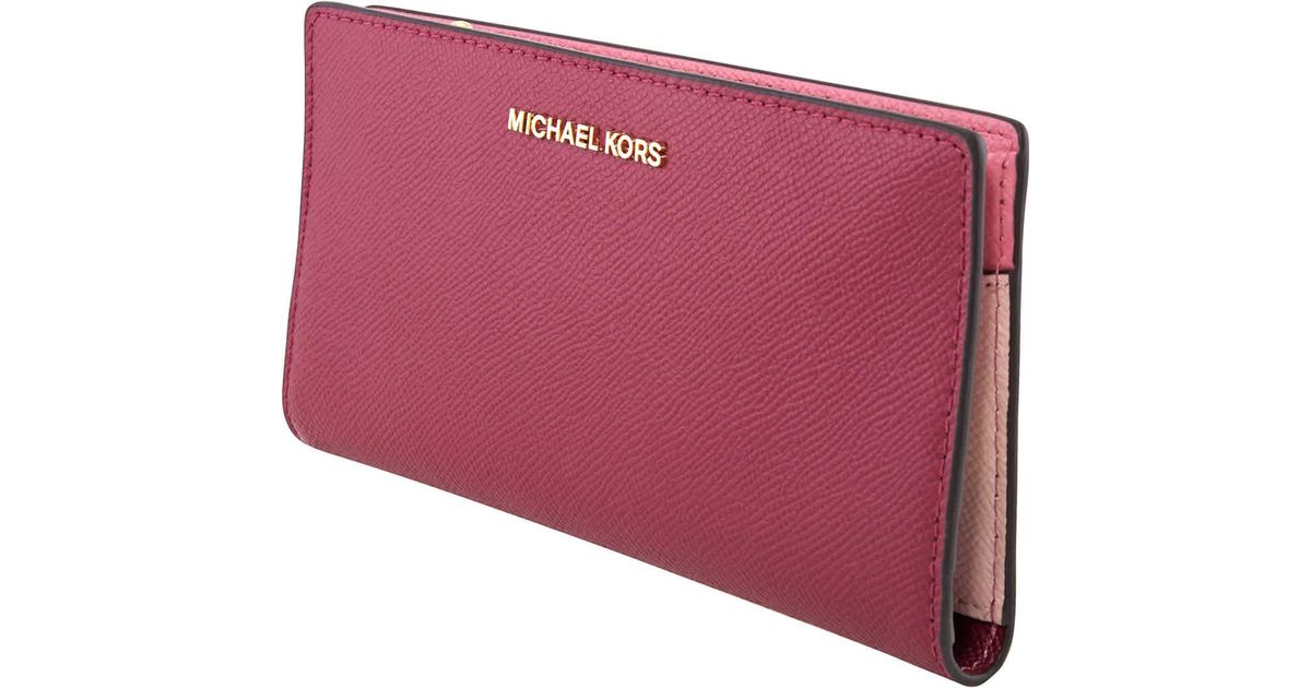 michael michael kors saffiano leather slim wallet