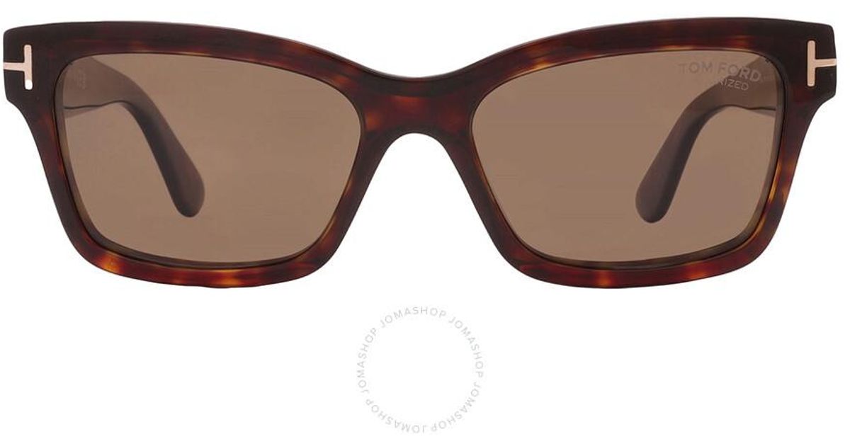Tom Ford Mikel Polarized Brown Cat Eye Sunglasses Ft1085 52h 