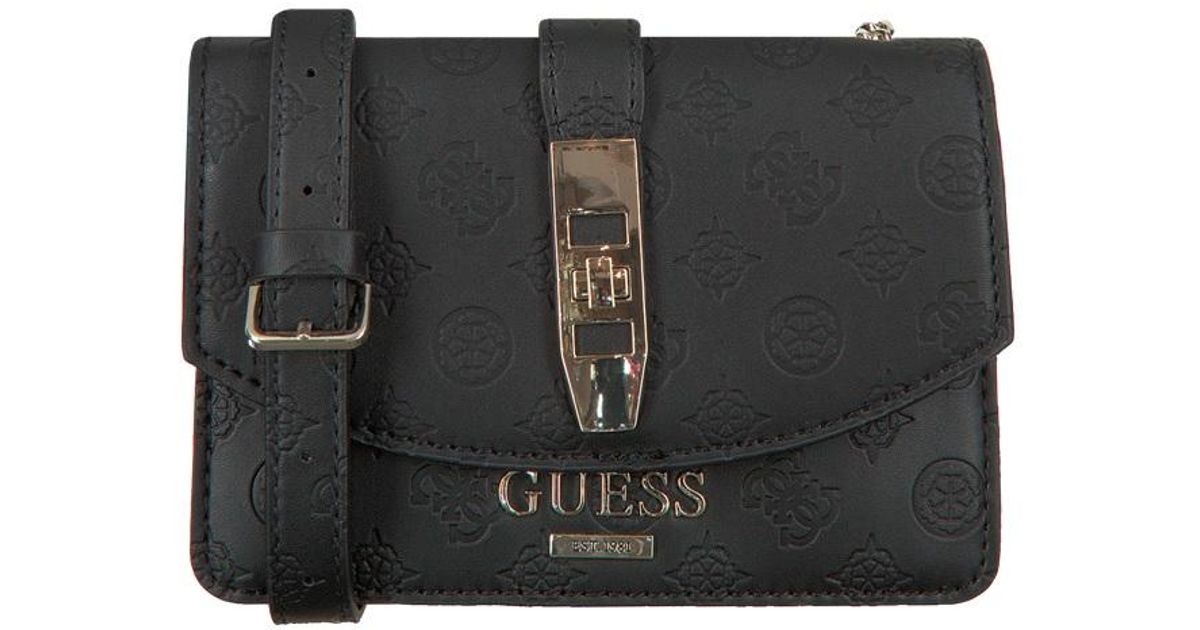 guess peony classic mini crossbody