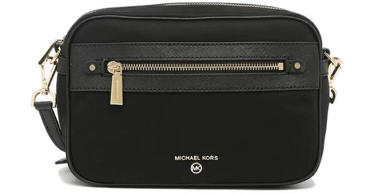 Michael Kors Jet Set Charm Nylon Gabardine Crossbody Bag in Black Lyst