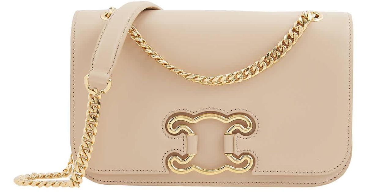 Celine Medium Bag Triomphe Frame in Natural Lyst