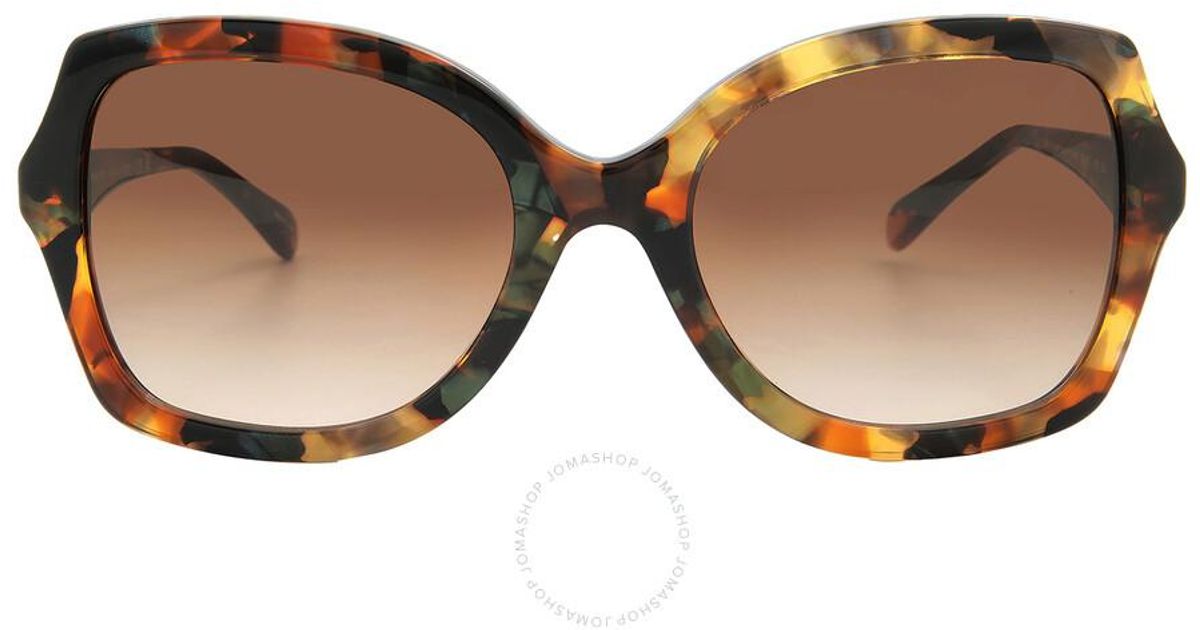 Coach Polarized Butterfly Sunglasses Tortoise shell Gold hardware Case & Cloth Womens Designer Coach Butterfly Sunglasses Tortoise She main image 4