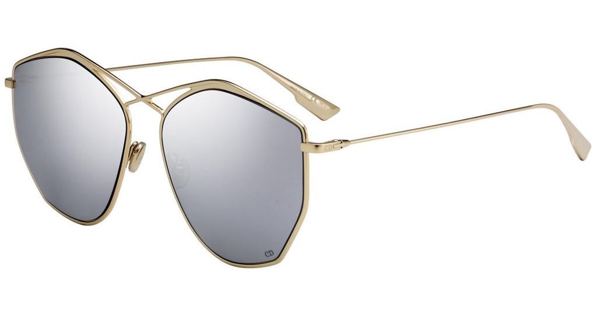 Dior Eyewear  DiorTag SU SquareFrame Acetate and SilverTone Mirrored  Sunglasses Dior Eyewear