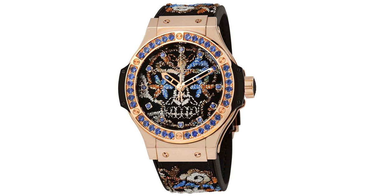 Hublot big bang broderie sugar skull gold 2025