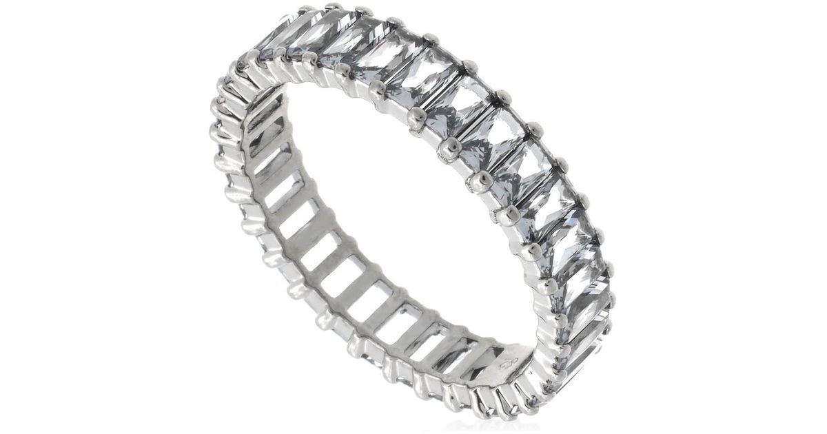 Open Matrix Ring Swarovski Matrix Ring in Metallic | Lyst