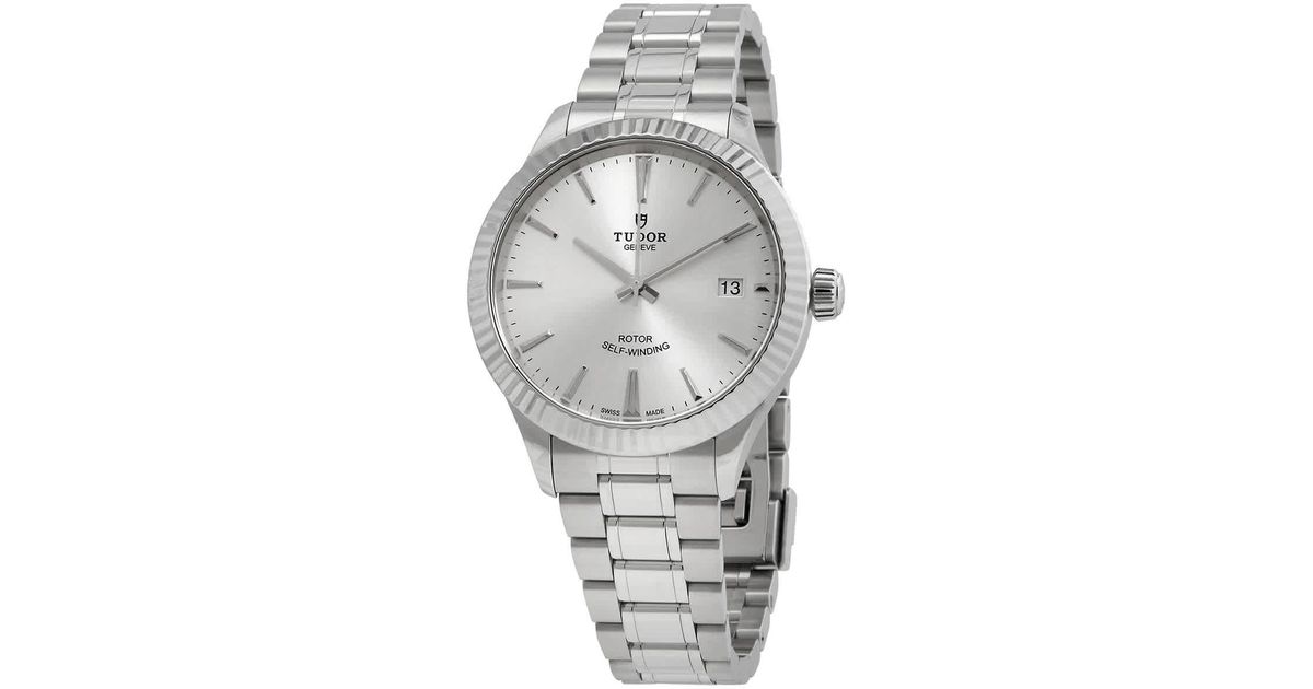 Tudor Metallic Style Automatic Silver Dial Watch 0001 for men