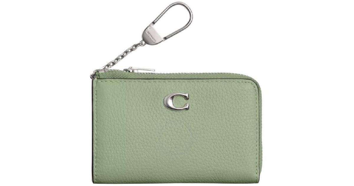 コーチ COACH エッセンシャル Lジップ キーケース グリーン CR513 未使用】COACHエッセンシャル Lジップ キーケース ライト