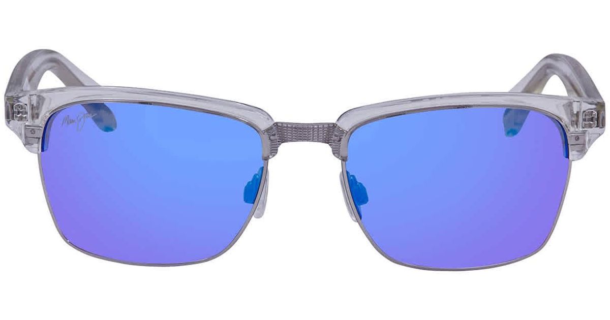 Maui Jim Kawika Hawaii Square Sunglasses in Blue Lyst