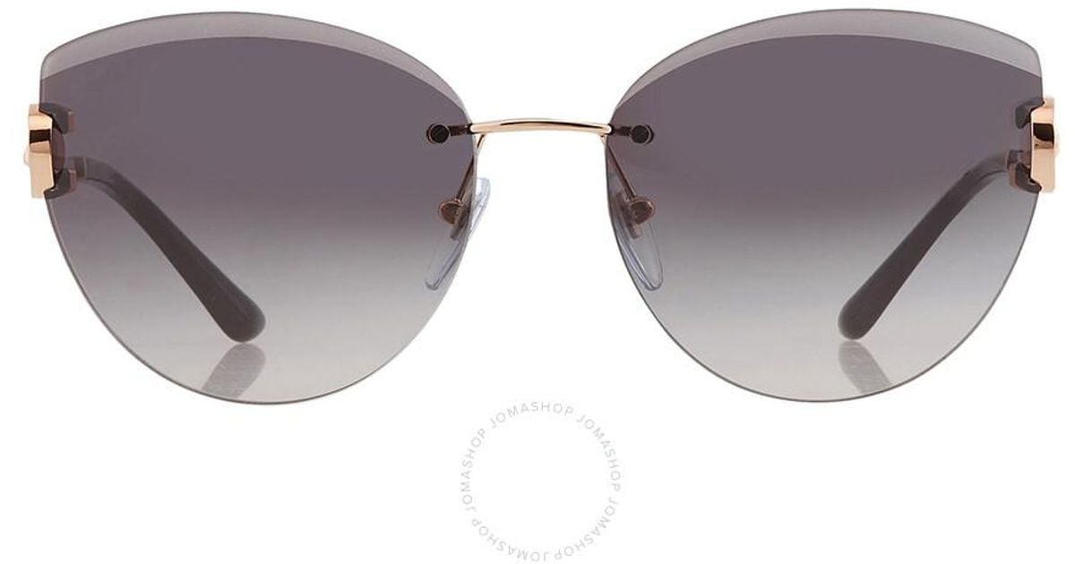 Bvlgari Cat Eye Sunglasses W/Grey Gradient Lens Buy BVLGARI Cat Eye Sunglasses Online | MAGRABi KSA main image 2