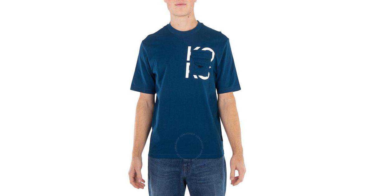 Michael Kors Blue T Shirt With Print