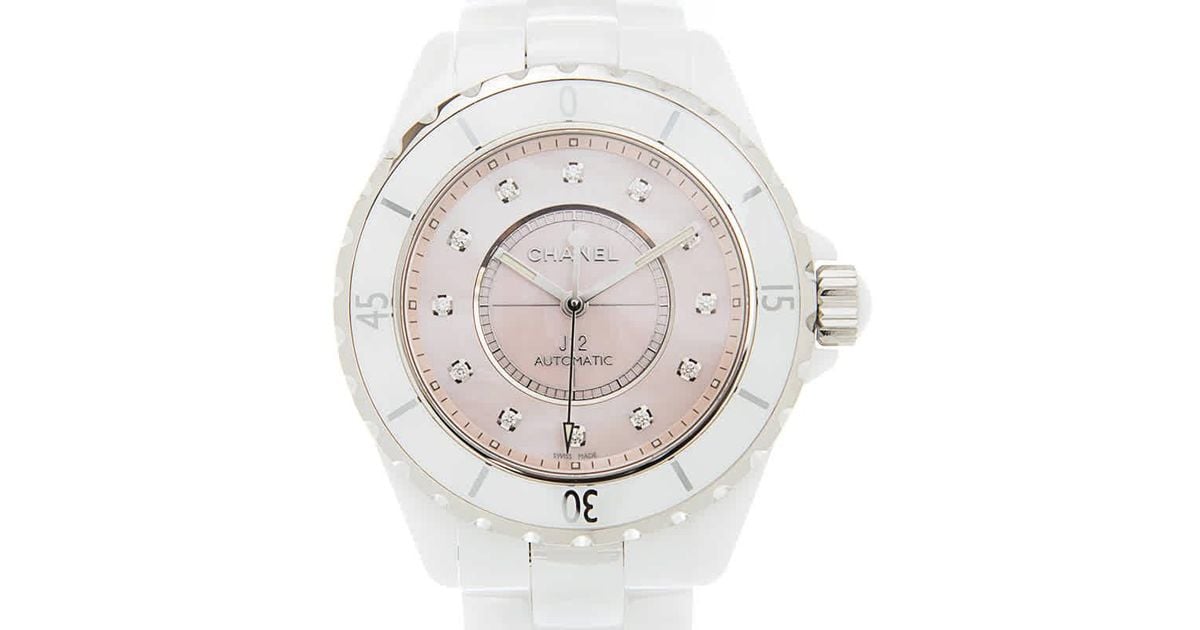 Chanel J12 Automatic Diamond Pink 