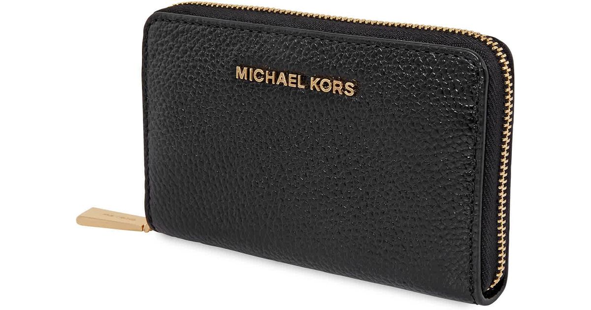 Michael kors best sale small pebbled wallet