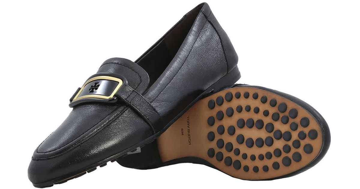 Tory Burch Tory Georgia Leather Loafers in Black Lyst UK
