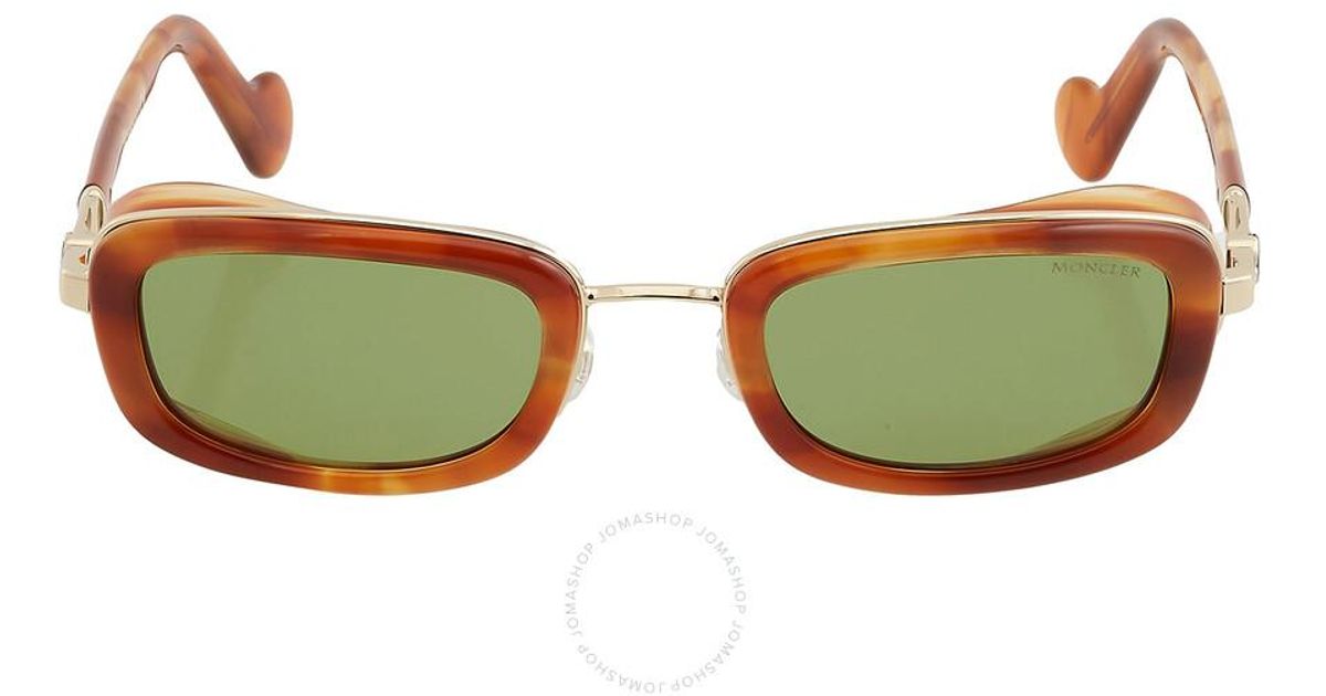 Moncler Rectangular Sunglasses Ml0127 53n 52 in Brown for Men 