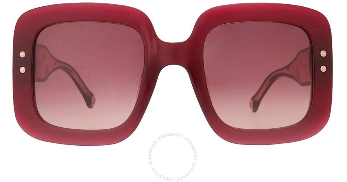 Carolina Herrera Shaded Square Sunglasses Ch 0010/s 0lhf/3x  display picture 1