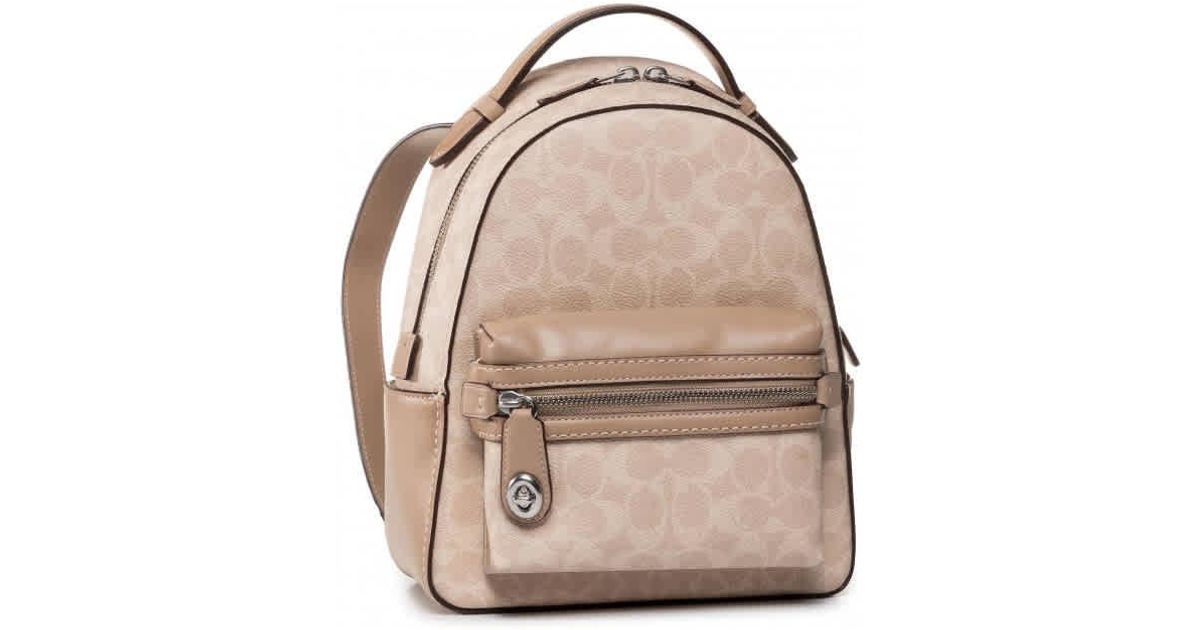 coach backpack signature