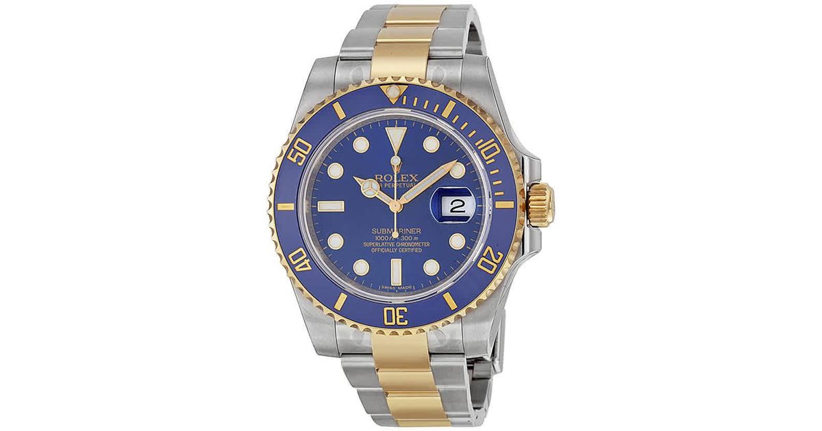 Rolex Submariner Blue Dial Stainless 