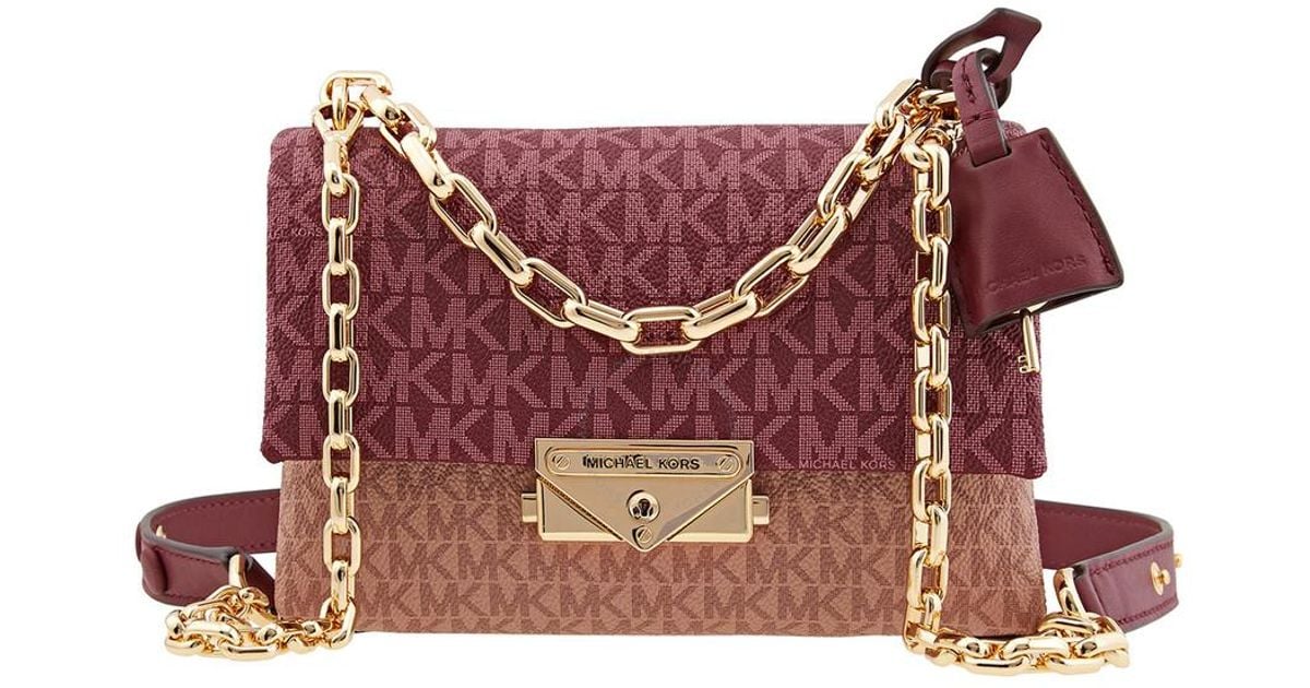 Michael Kors Ladies Cece Extra Small Logo Presbyoint Crossbody Bag in ...