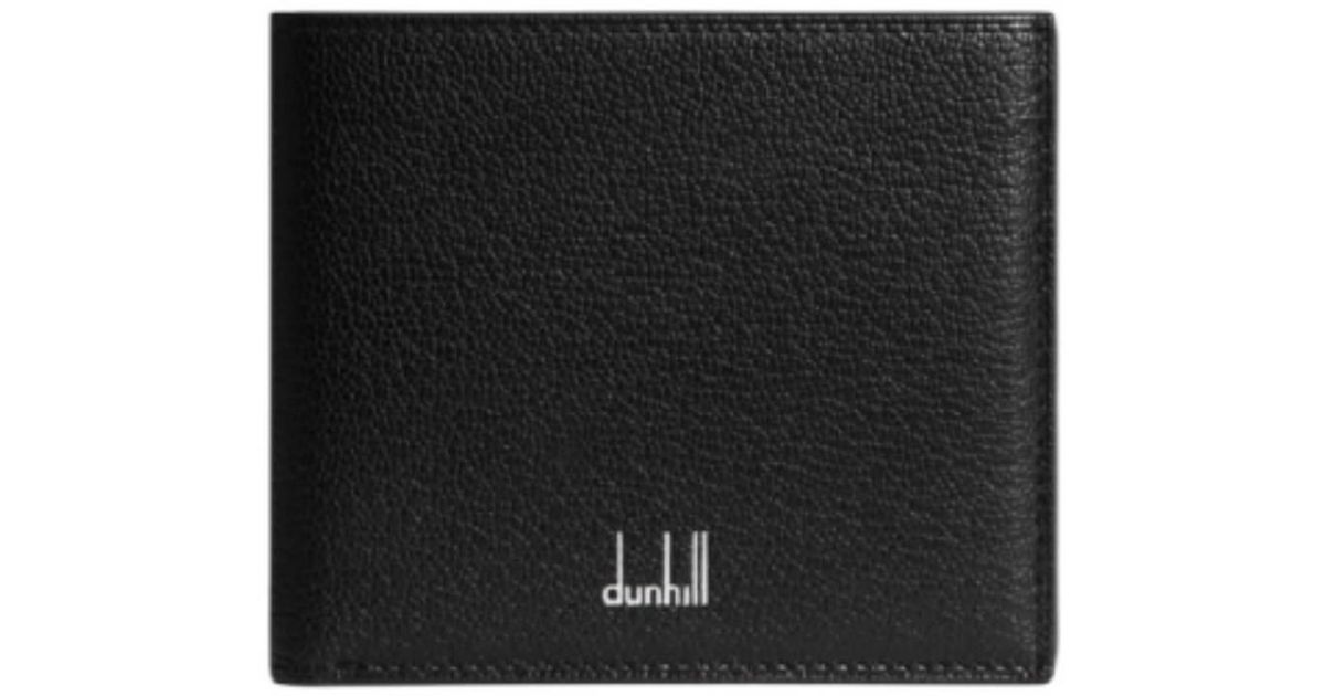 dunhill 8Cc Billfold Duke Fine Leather Wallet in Black for Men | Lyst