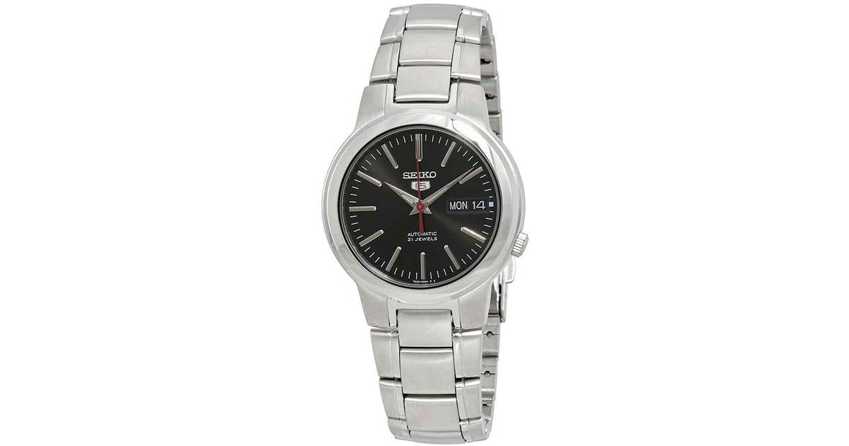 series 5 automatic black dial men's watch