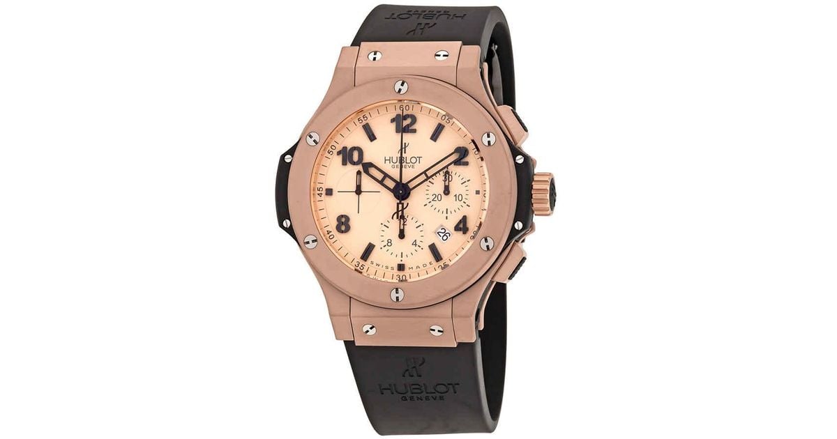 hublot watch black and rose gold