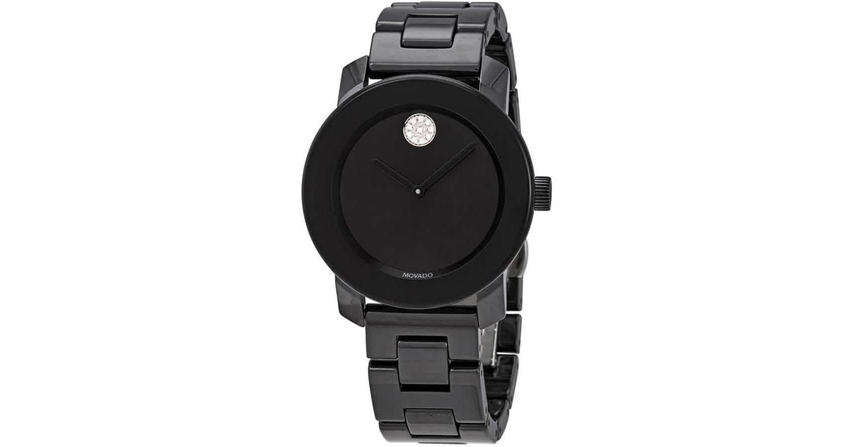 Movado bold black womens Clearance