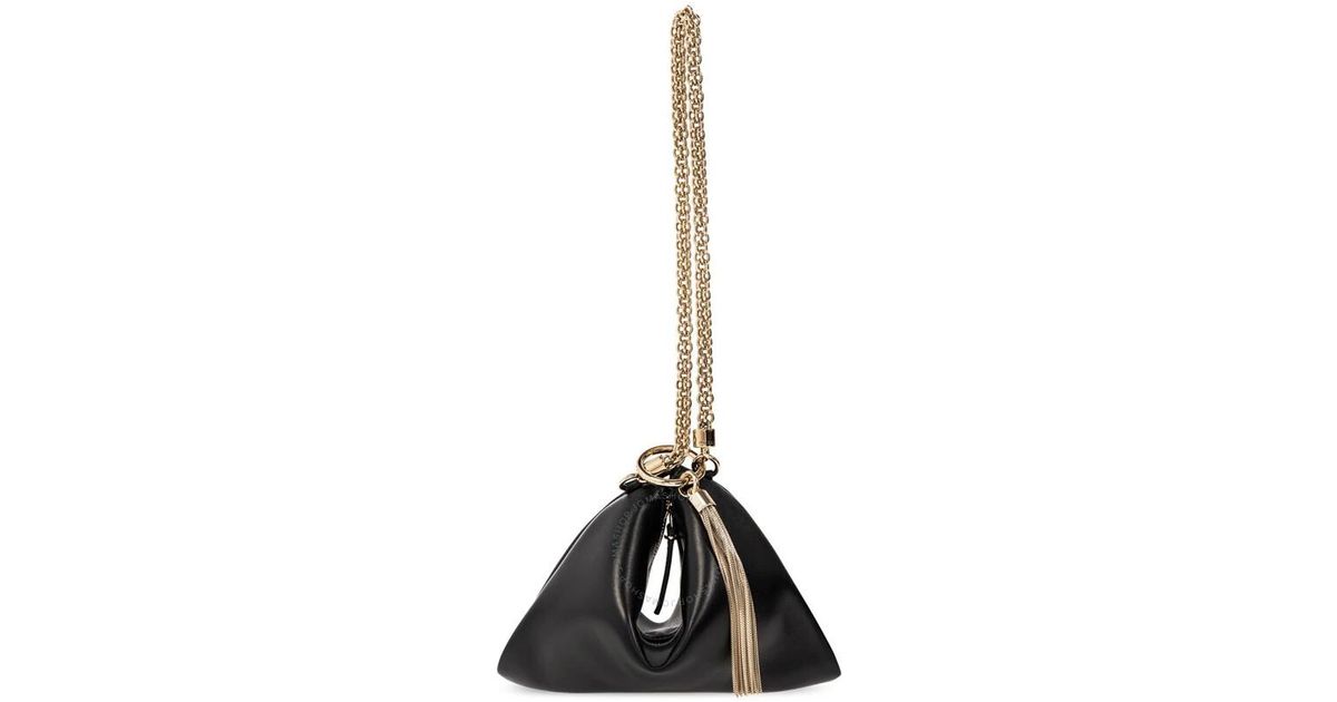 Jimmy Choo Mini Callie Shoulder Bag in Black | Lyst