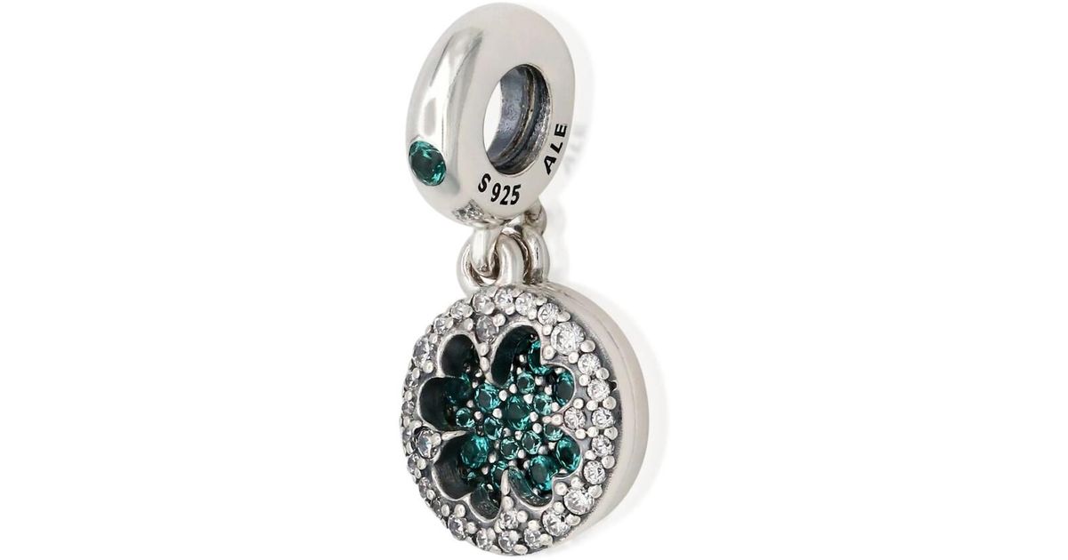 PANDORA Lucky Four Leaf Clover Dangle Charm | Lyst UK