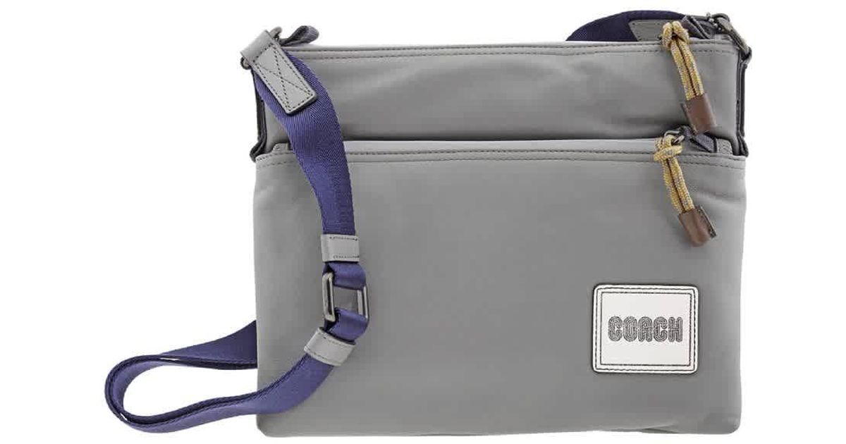 COACH Pacer Crossbody Bag in Gray for Men Lyst