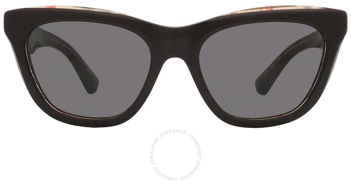 Burberry BE4435 412187 53 Women Sunglasses Burberry 0BE4435 Sunglasses 412187 Black - eye-oo.com main image 4