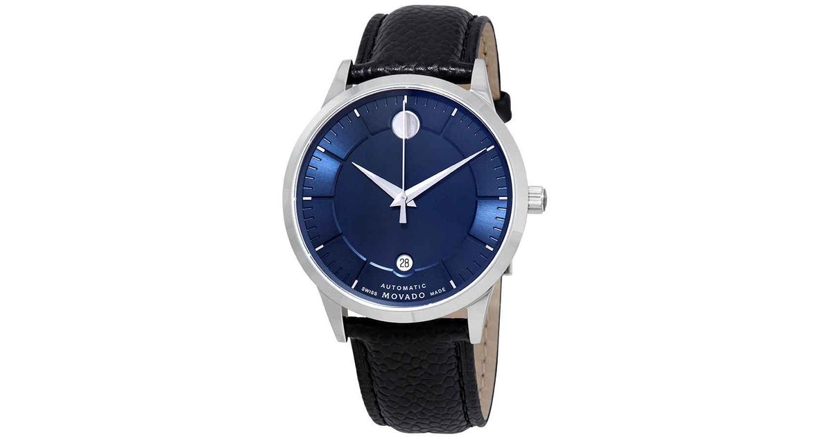 blue movado watch