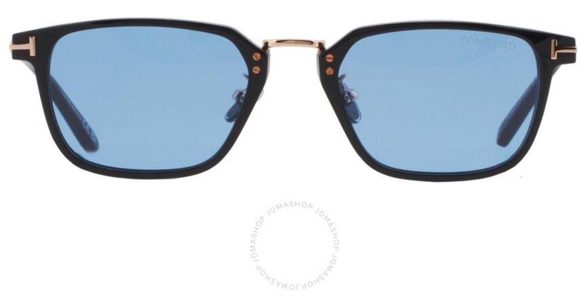 【OS】TOM FORD FT1042D 01A Tom Ford Light Grey Rectangular Men's Sunglasses FT1042-D 20A 52