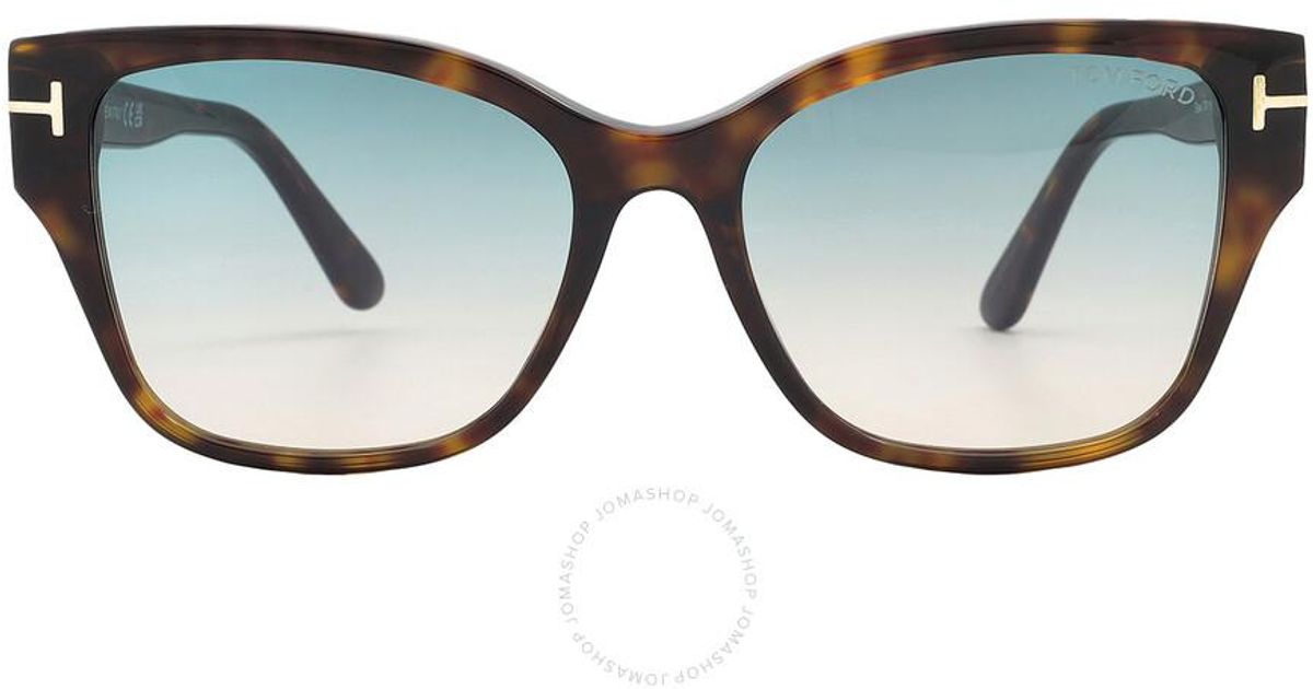 TOMFORD キャットアイサンクラス FT1108 52P Tom Ford Elsa Green Gradient Cat Eye Sunglasses Ft1108 52p
