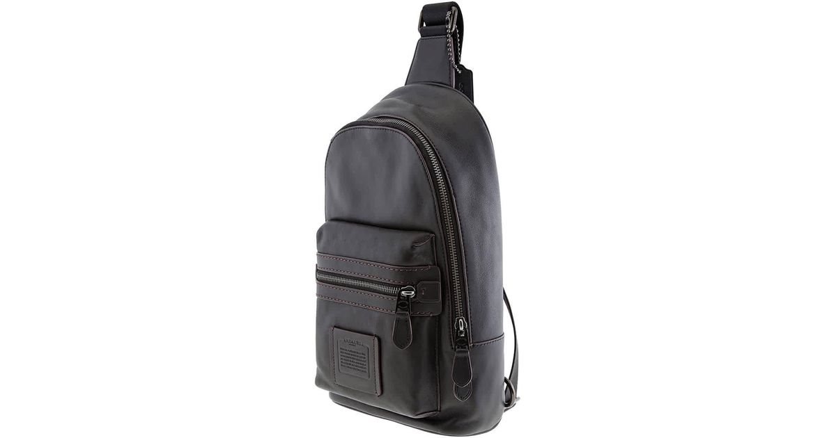 COACH Leather Academy Black Mens Backpack for Men - Lyst