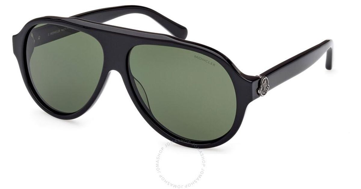 Moncler Caribb Green Pilot Sunglasses Ml0265 01n 59 for Men | Lyst UK 