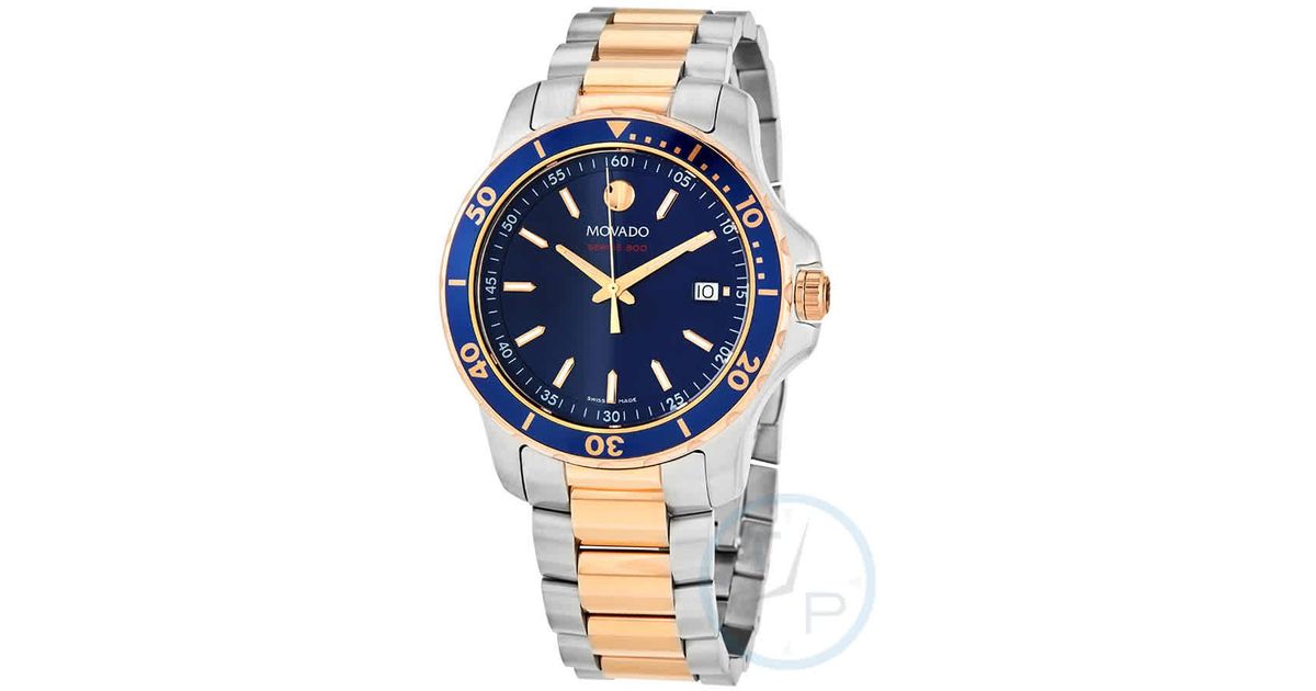 movado 800 gold