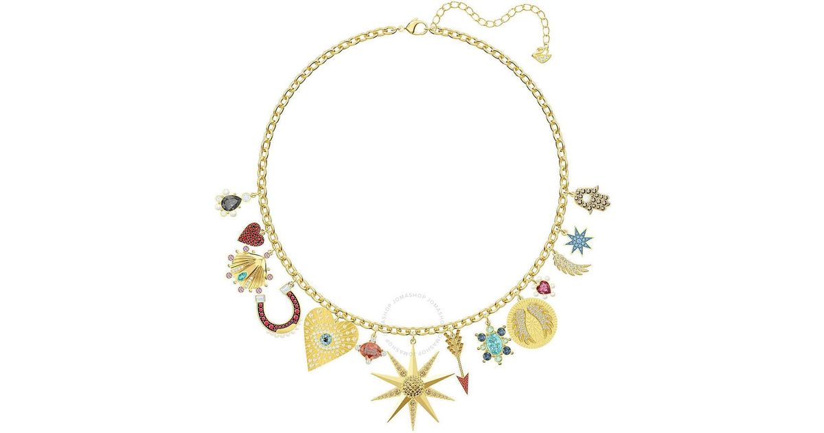 Swarovski Lucky Goddess Necklace SWAROVSKI Light Multi Lucky