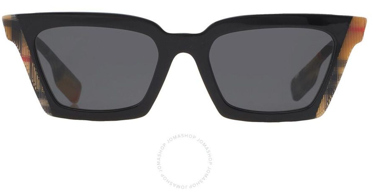 NEW Burberry BE4392U BRIAR 405587  Black Vintage Check Dark Grey  Cat Eye Women NEW Burberry BE4392U BRIAR 405587 Black Women Sunglasses main image 2
