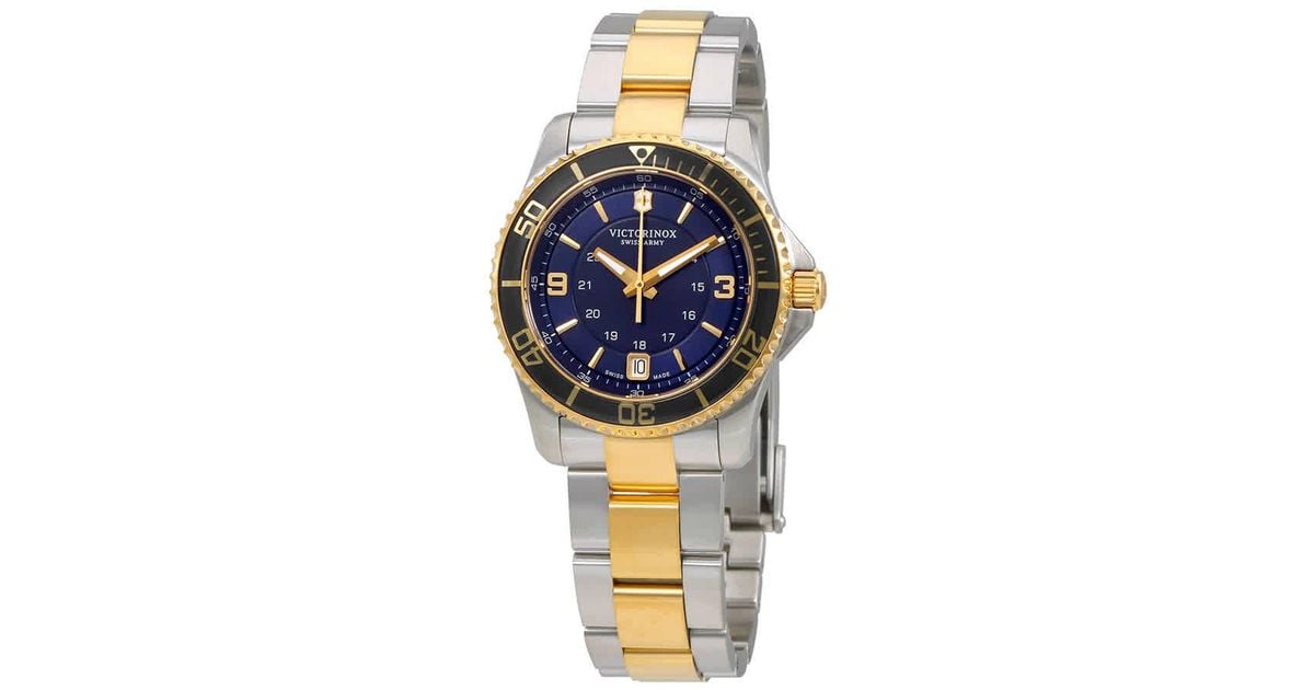 victorinox maverick blue dial