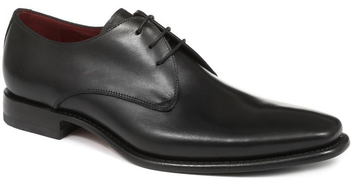Loake Leather Bressler Goodyear Welted Derby Shoe in Black for Men Lyst