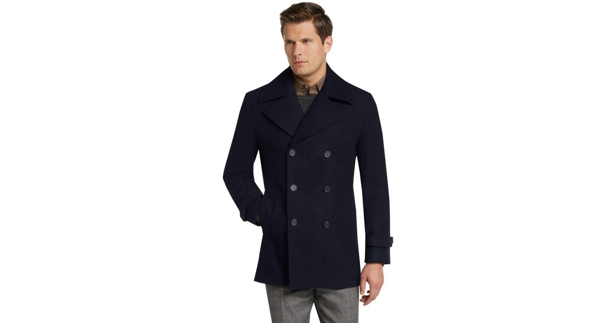 Jos. A. Bank Executive Collection Tailored Fit Peacoat ...