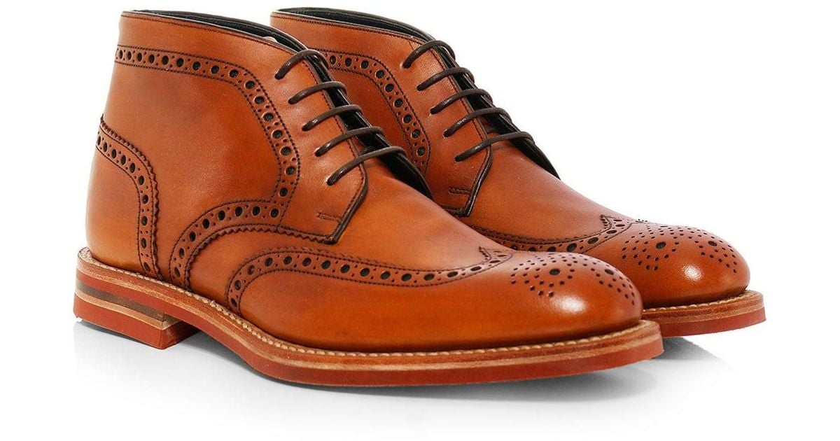 Loake Calf Leather Reading Derby Boots 
