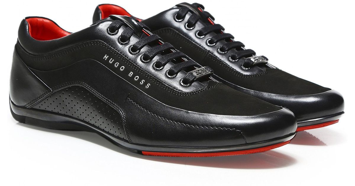 Lyst - Boss Hb Racing Trainers in Black for Men